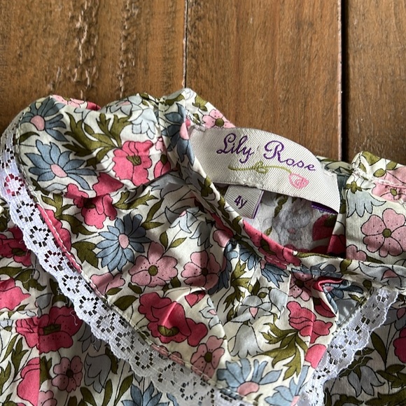 Lily rose pink liberty floral blouse - Picture 4 of 6